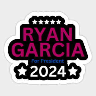 RYAN GARCIA For President trump 2024 keep america great  republican Sticker